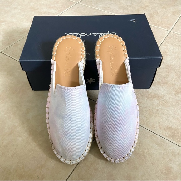 Splendid Slip On Tie Dye Espadrille Mule - Picture 3 of 4